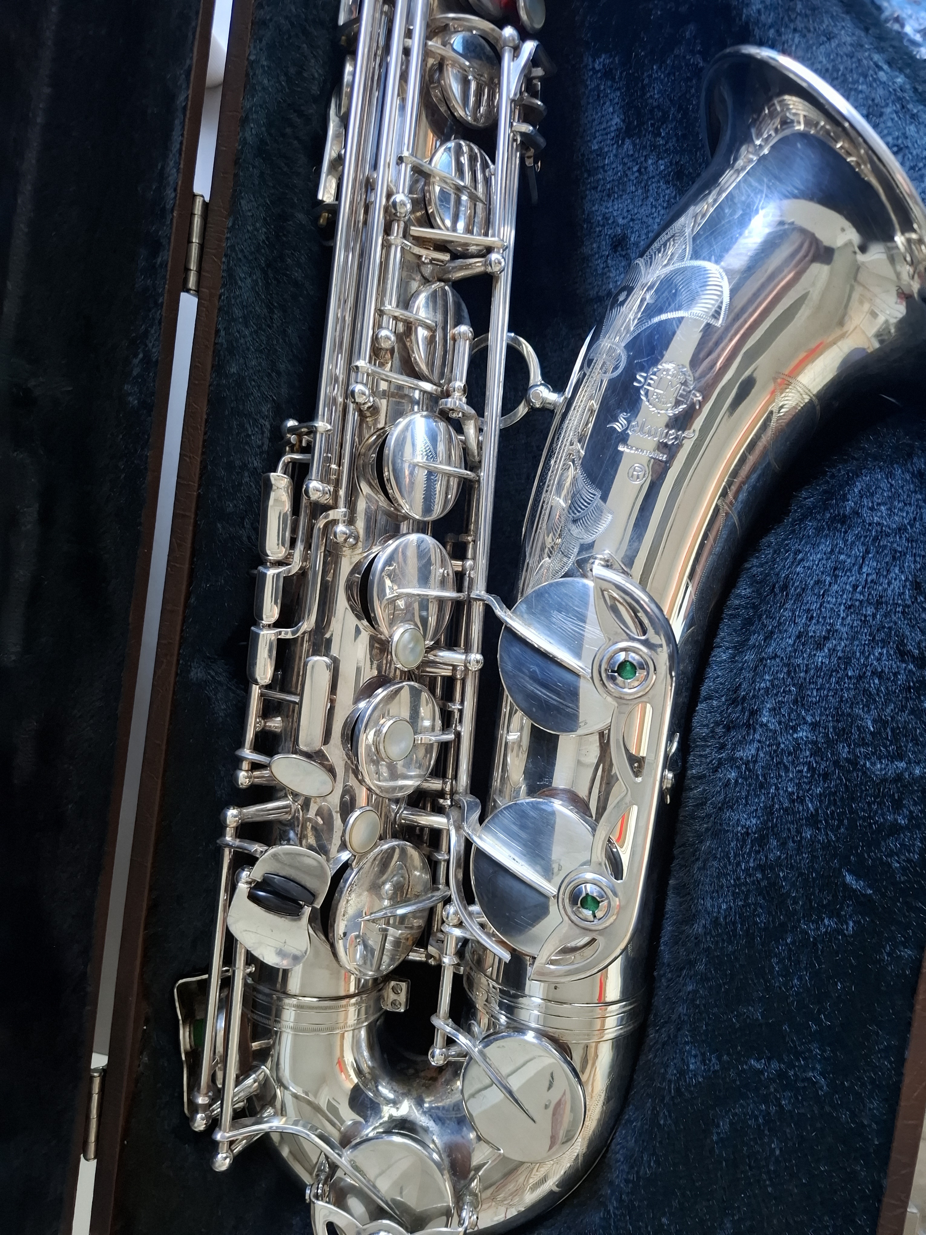 Selmer Mark 7 Tenor Sax Silver Plate