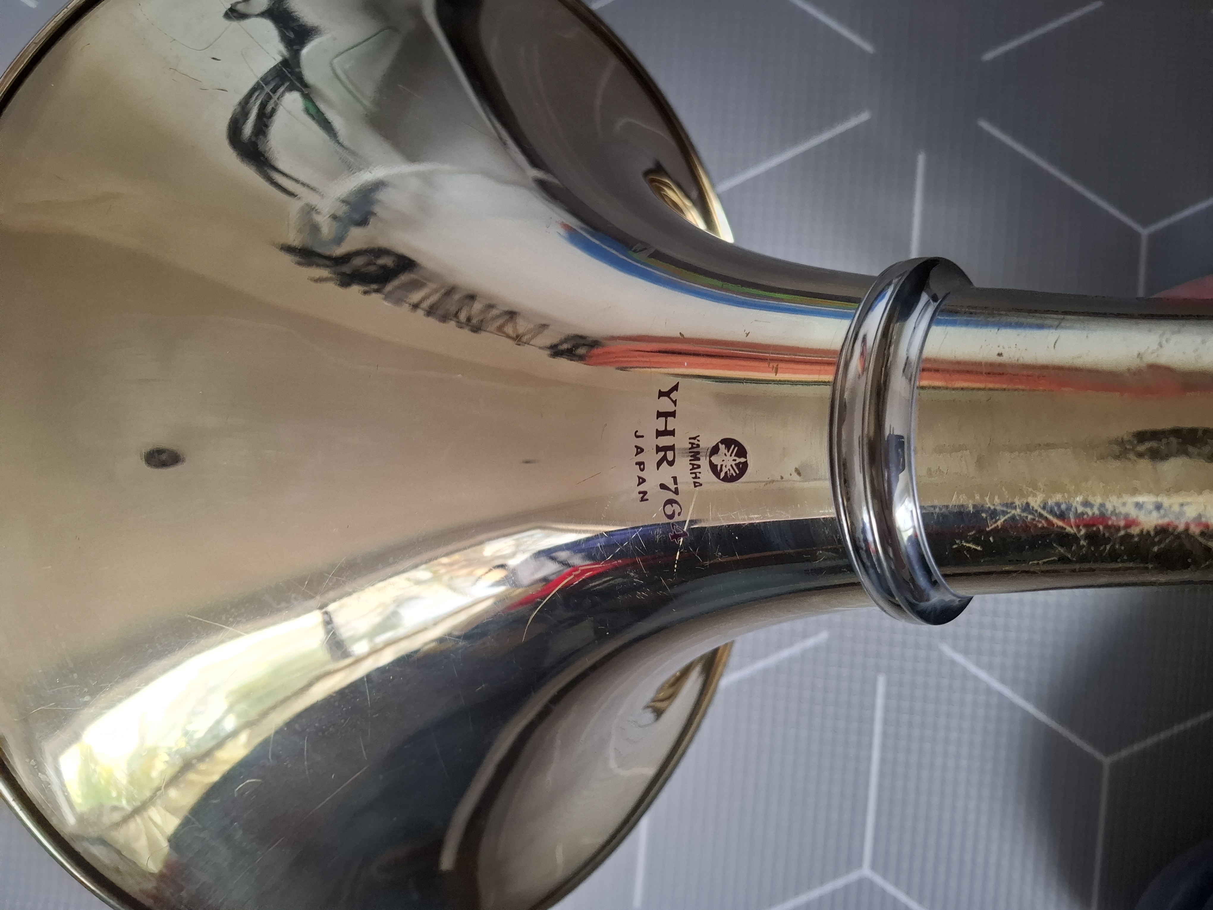 Yamaha YHR 764D Purple Logo