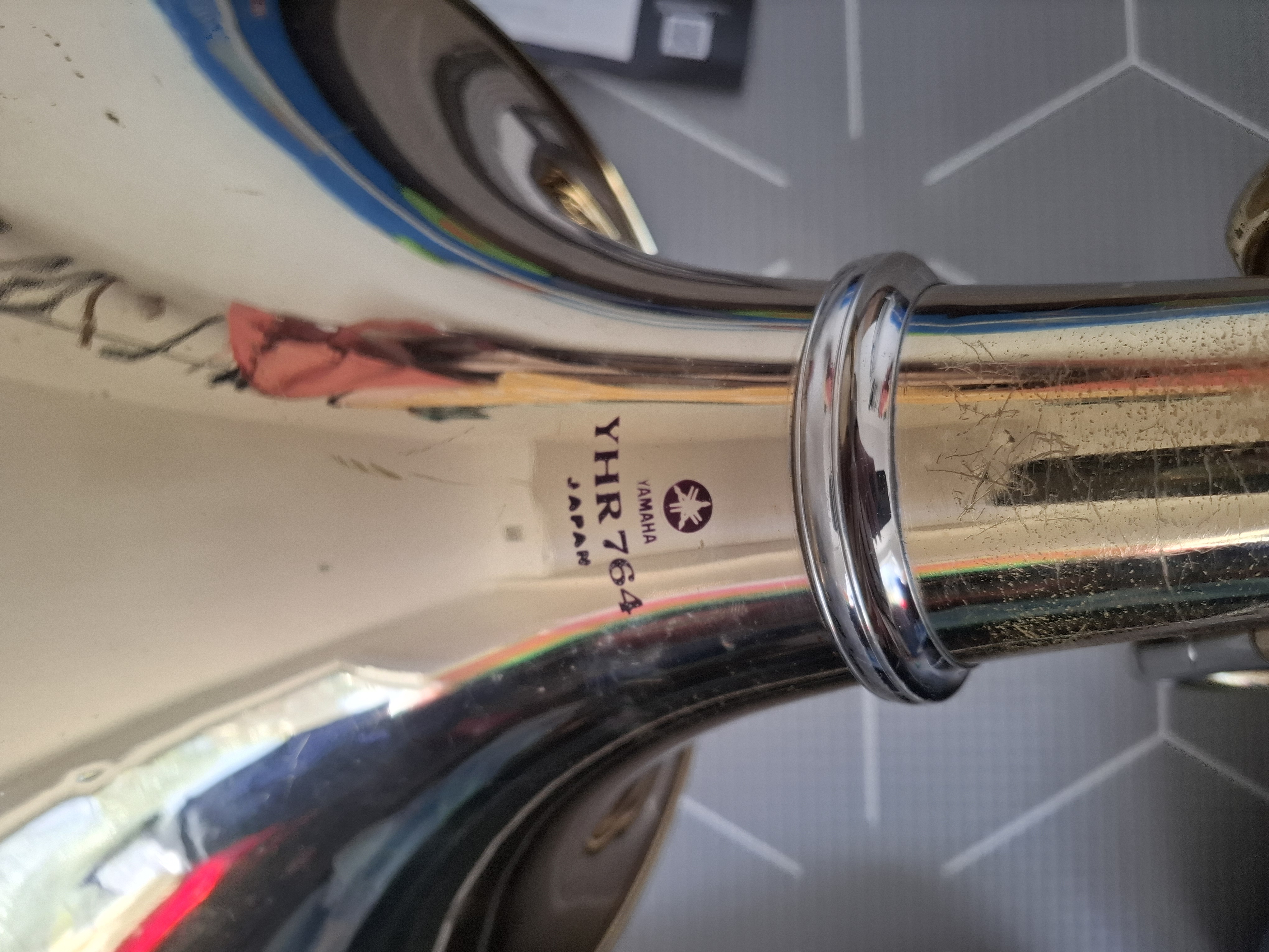 Yamaha YHR 764D Purple Logo